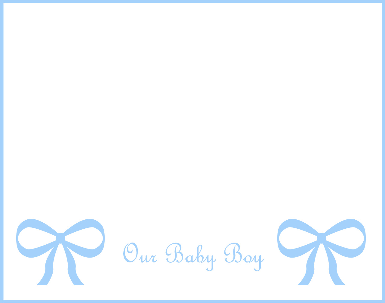 Baby Boy Baptism Background